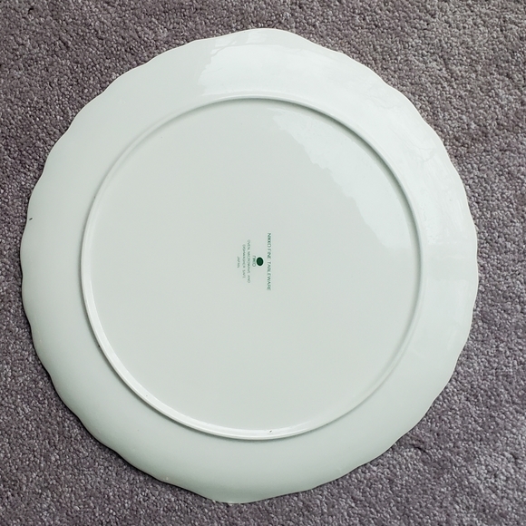 VINTAGE BLUE PEONY NIKKO ROUND SERVING PARTY PLATTER PLATE 12" RARE - Picture 2 of 4